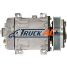 OEM Sanden A/C Compressor - Sanden 4027, Truck Air 03-3500, MEI 54027