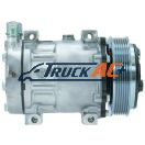 OEM Sanden A/C Compressor - Sanden 4883, 4883U1, Truck Air 03-1200, MEI 5339