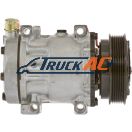 OEM Sanden A/C Compressor - Sanden 4628, 8105, Truck Air 03-3414, MEI 5716