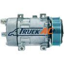 OEM Sanden A/C Compressor - Sanden 4667, Truck Air 03-3718W, MEI 54667