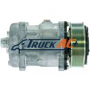 OEM Sanden A/C Compressor - Sanden 4672, 7822, Truck Air 03-3468, MEI 54672