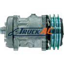 OEM Sanden A/C Compressor - Sanden 4646, Truck Air 03-3422, MEI 5746