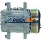 OEM Sanden A/C Compressor - Sanden 7176, 7186, Truck Air 03-3556, MEI 57176