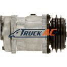 OEM Sanden A/C Compressor - Sanden 7803, Truck Air 03-1843, MEI 5704