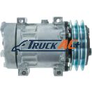 OEM Sanden A/C Compressor - Sanden 4715, 4778, 4890, Truck Air 03-1603, MEI 5382