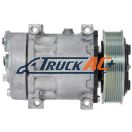 OEM Sanden A/C Compressor - Sanden 8112, 8242, Truck Air 03-3515, MEI 58112