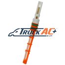 OEM .057 Orange Ford/Peterbilt A/C Orifice Tube 1pk - Peterbilt 5X010061, Truck Air 12-0416, MEI 1652