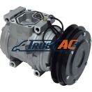 Denso Style A/C Compressor - Denso 447200-1741, Komatsu