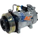 Sanden Style A/C Compressor - Sanden 4091, 4408, Truck Air 03-1410, MEI 54408