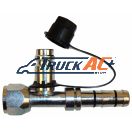 Aeroquip Style A/C Fitting - Eaton Aeroquip FJ3053-0810S, Truck Air 08-6035E, MEI 4516EZ