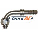 Aeroquip Style A/C Fitting - Eaton Aeroquip FJ5985-0810S, Truck Air 08-6973E, MEI 4436EZ
