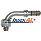 Aeroquip Style A/C Fitting - Eaton Aeroquip FJ5985-1012S, Truck Air 08-6974E, MEI 4437EZ