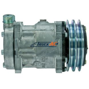 OEM Sanden A/C Compressor - Sanden 4643, 4706, Truck Air 03-3419, MEI 54706
