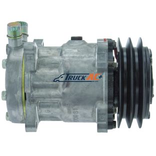 OEM Sanden A/C Compressor - Sanden 4694, 4896, Truck Air 03-1611, MEI 5380