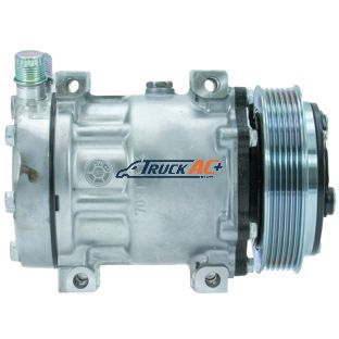 OEM Sanden A/C Compressor - Sanden 4883, 4883U1, Truck Air 03-1200, MEI 5339