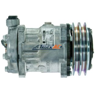 OEM Sanden A/C Compressor - Sanden 4469, 4603, Truck Air 03-0410, MEI 5771