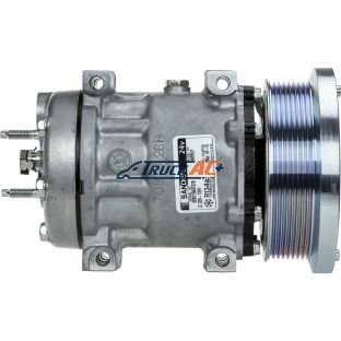 OEM Sanden A/C Compressor - Sanden 4095U1, Truck Air 03-3828, MEI 54095