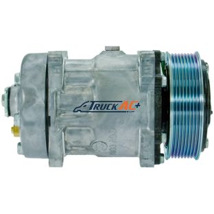 OEM Sanden A/C Compressor - Sanden 4805, Truck Air 03-3808, MEI 5282E