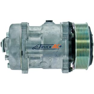 OEM Sanden A/C Compressor - Sanden 4451, 4864, Truck Air 03-3708, MEI 5182