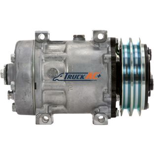 OEM Sanden A/C Compressor - Sanden 4052, Truck Air 03-3822, MEI 54052