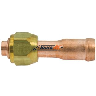Heater Hose Fitting - Straight 3/4"-16- Truck Air 10-3026, MEI 2659