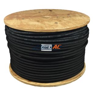 OEM Aeroquip A/C Refrigerant Hose - Eaton Aeroquip GH134-6RL, GH134 style hose, Truck Air 09-7006SP, MEI 8676