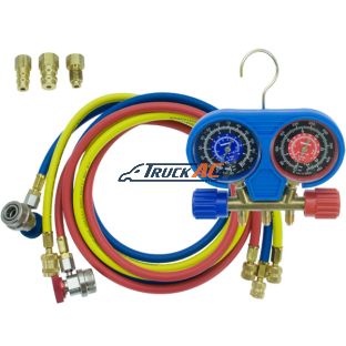 R134a Manifold Gauge Set - Truck Air 16-3432A, MEI 8754A