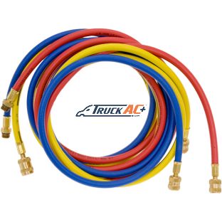 96" R134a Charging Hose Set - Truck Air 16-3420, MEI 8797
