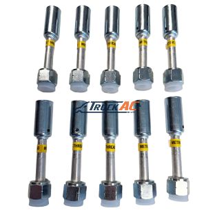 Arctic Off-Road By Red Dot Polaris UTV #6 Straight A/C Fitting 10pk - Red Dot U-1026-0P