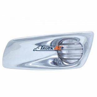 Chrome Plastic Fog Light Cover Without Light Opening For 2008-2017 Kenworth T660 - Driver - United Pacific 41540