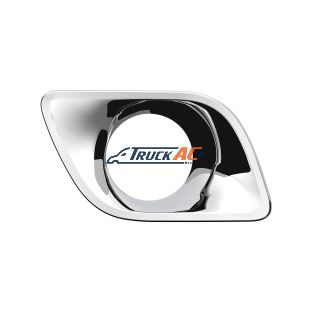 Chrome Plastic Fog Light Bezel For 2013-2021 Kenworth T680-Passenger - United Pacific 41546