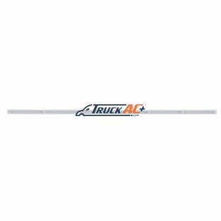 79-1/2" Stainless Bumper Light Bracket With 6X 14 LED 12" Light Bars - Amber LED/Chrome Lens - United Pacific 20676