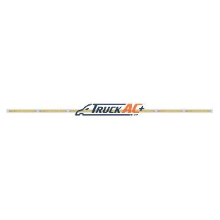94" Stainless Steel Light Bracket With 7X 19 LED 12" Reflector Light Bars - Amber LED/Clear Lens - United Pacific 20883