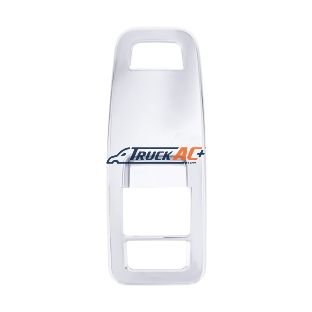 Chrome Plastic Door Switch Cover For 2013-2024 Kenworth T680-Driver (Without Power Mirrors) - United Pacific 41552