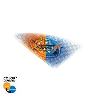 Double Fury 4 LED Fender Signal Light For 2008-2017 Kenworth T660-Amber & Blue LED, Passenger - United Pacific 36153