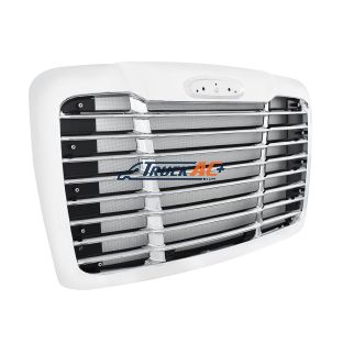 A17-16026-000 Winter Guard Edition Chrome Grille With Bug Screen For 2008-2017 Freightliner Cascadia - United Pacific 21150