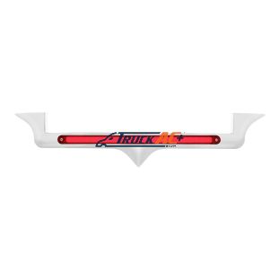 Chrome Hood Emblem Trim With 24 LED GloLight Bar For Kenworth - Red LED/Red Lens - United Pacific 32711