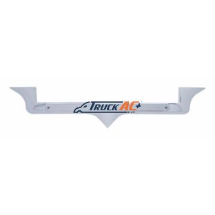 Chrome Hood Emblem Trim With 14 LED Light Bar For Kenworth - Amber LED/Chrome Lens - United Pacific 39880