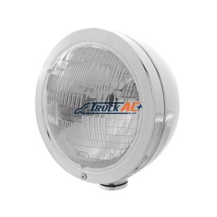 Stainless Steel "Bullet" Classic Headlight H6024 Bulb - United Pacific 30411