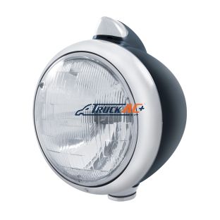 91101020, 91606049 Black Guide 682-C Headlight H6024 & Original Style LED Signal - Clear Lens - United Pacific 32637