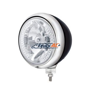 Black Guide 682-C Style Headlight H4 Bulb With 34 White LED - United Pacific 32654