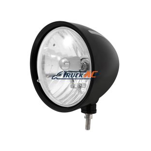 Black "Billet" Style Groove Headlight Crystal H4 Bulb - United Pacific 32666