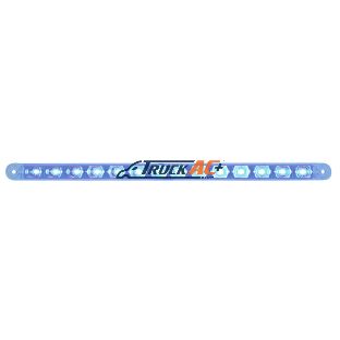 14 LED 12" Auxiliary Strip Light - Blue LED/Clear Lens - United Pacific 39483B