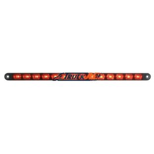 14 LED 12" Auxiliary strip Light - Red LED/Chrome Lens - United Pacific 39645B