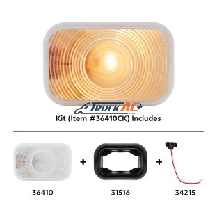 Rectangular Back-Up Light Kit - United Pacific 36410CK