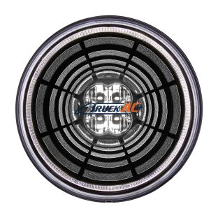 13 LED 4" Round Abyss Light (Back-Up) - White LED/Clear Lens - United Pacific 36568