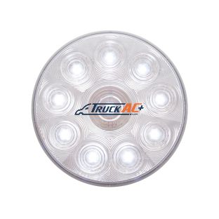 10 LED 4" Auxiliary/Utility Light - White LED/Clear Lens - United Pacific 38828B