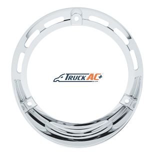 Round Turn Signal Light Bezel With Up Side Down Visor - United Pacific 32110