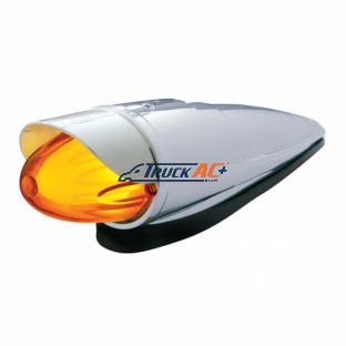 9 LED Dual Function GloLight Watermelon Grakon 1000 Cab Light Kit With Visor - Amber LED/Amber Lens - United Pacific 36757