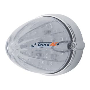 19 LED Watermelon Grakon 1000 Flush Mount Kit - Amber LED/Clear Lens - United Pacific 37979